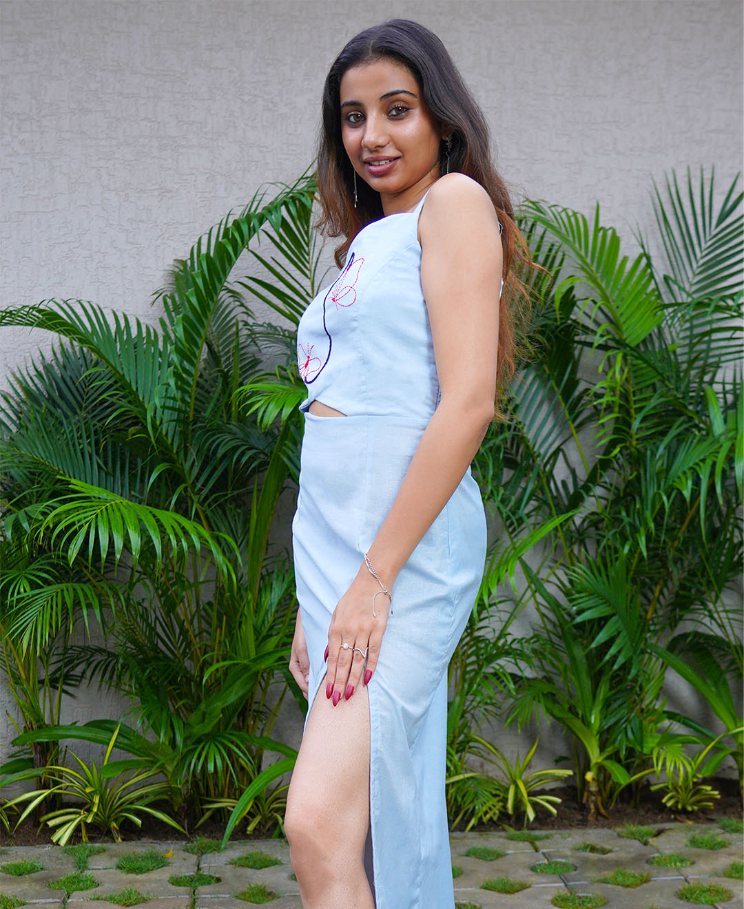 The Butterfly Bridge Organic Cotton Long Dress