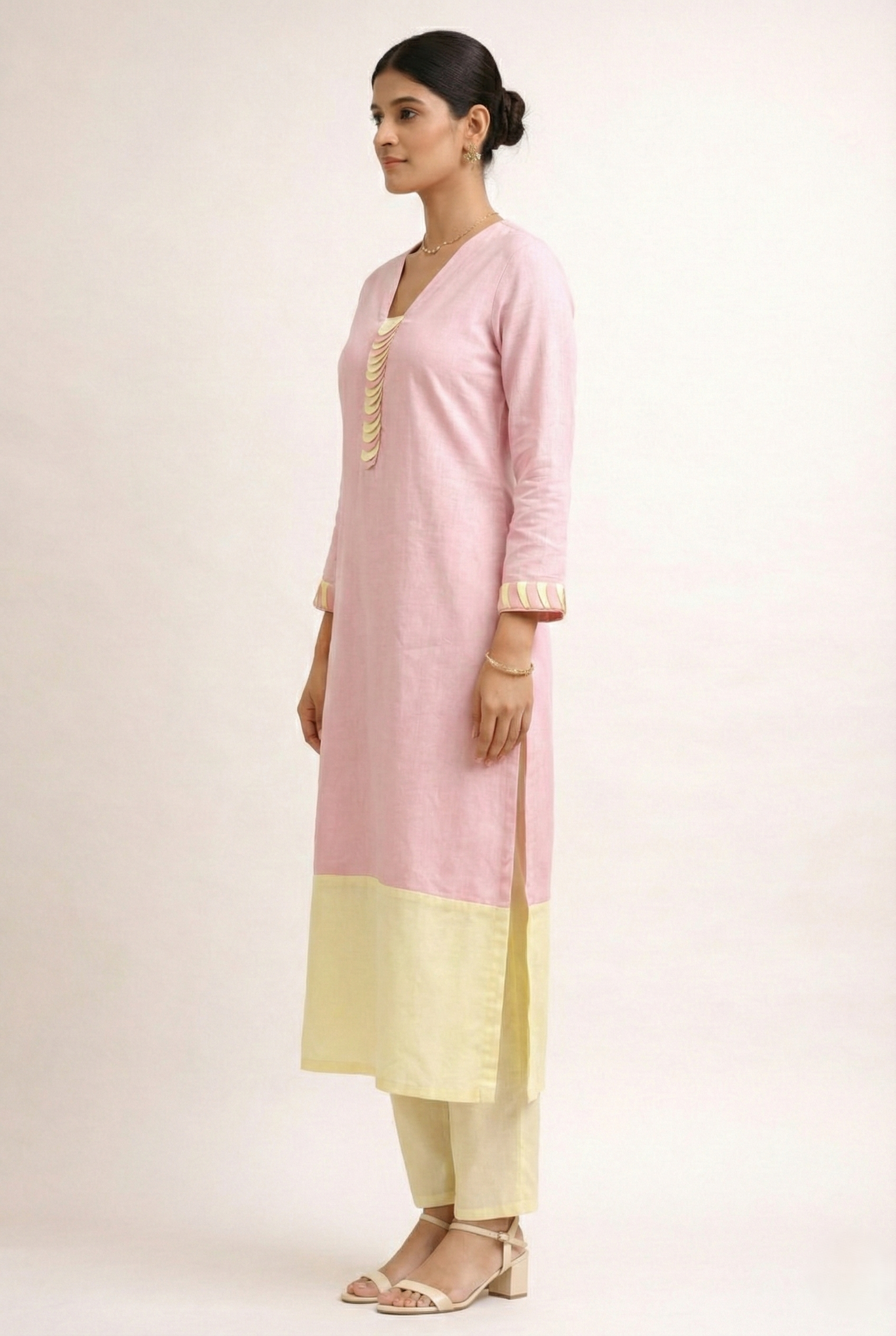 Melon Yellow Kurta