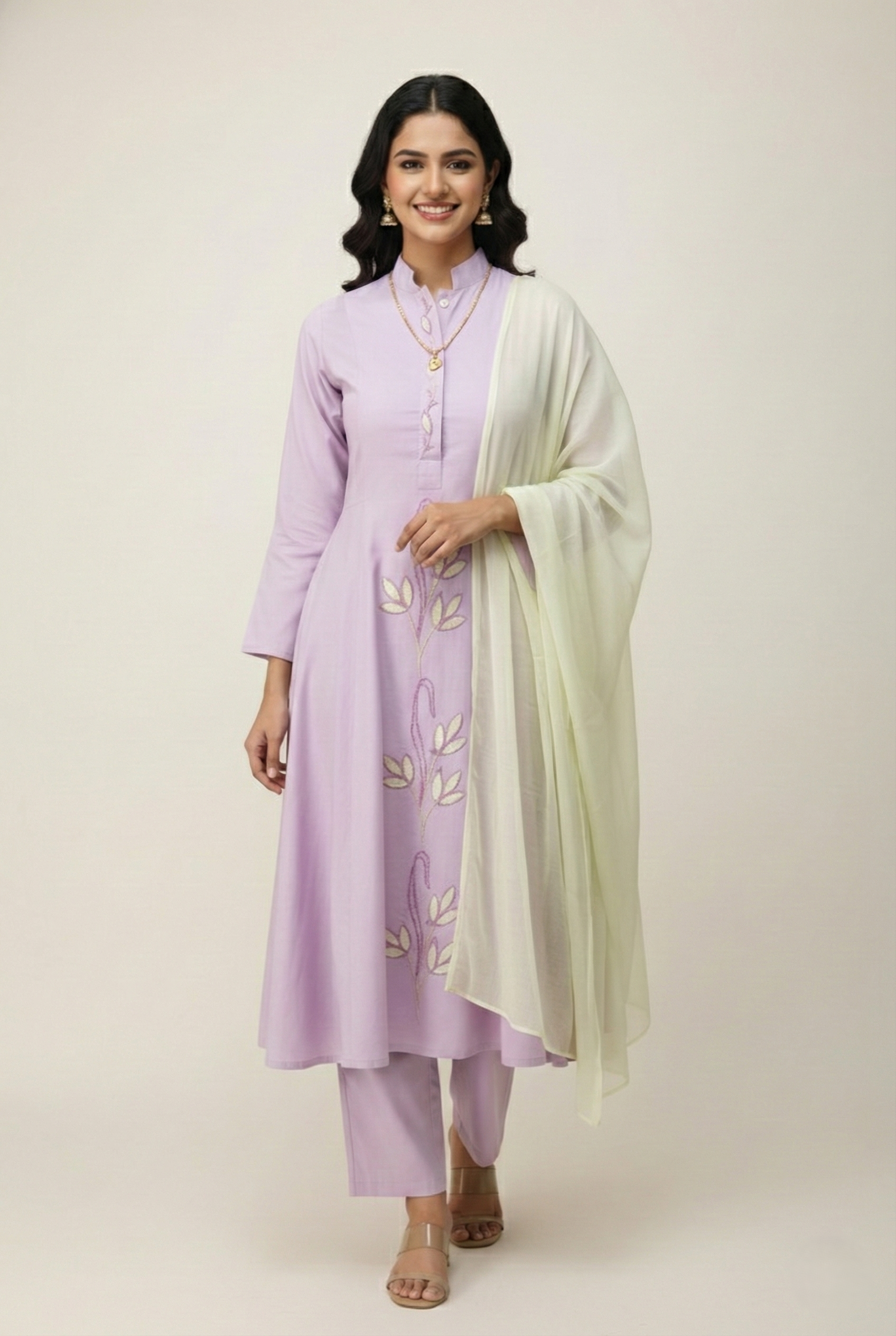 Lilac Bloom Kurta