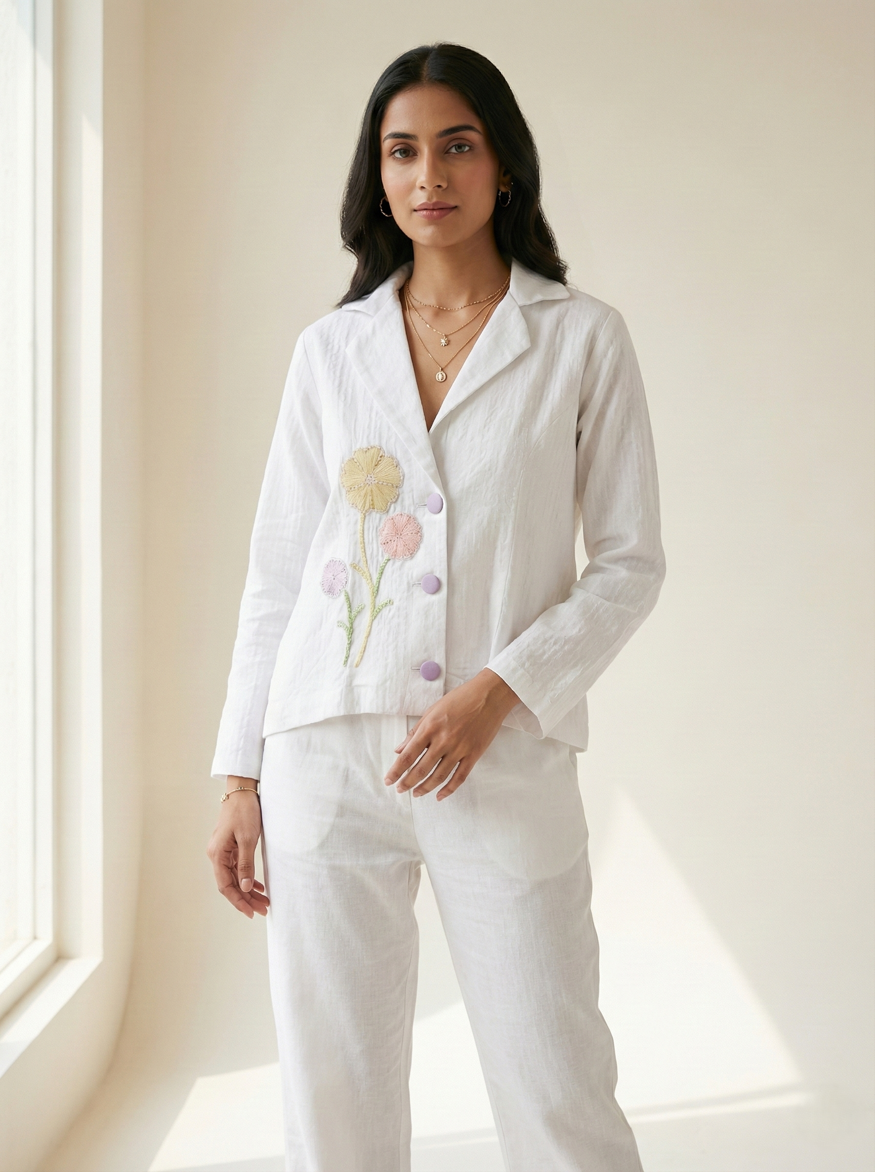 Glittery White Jacket