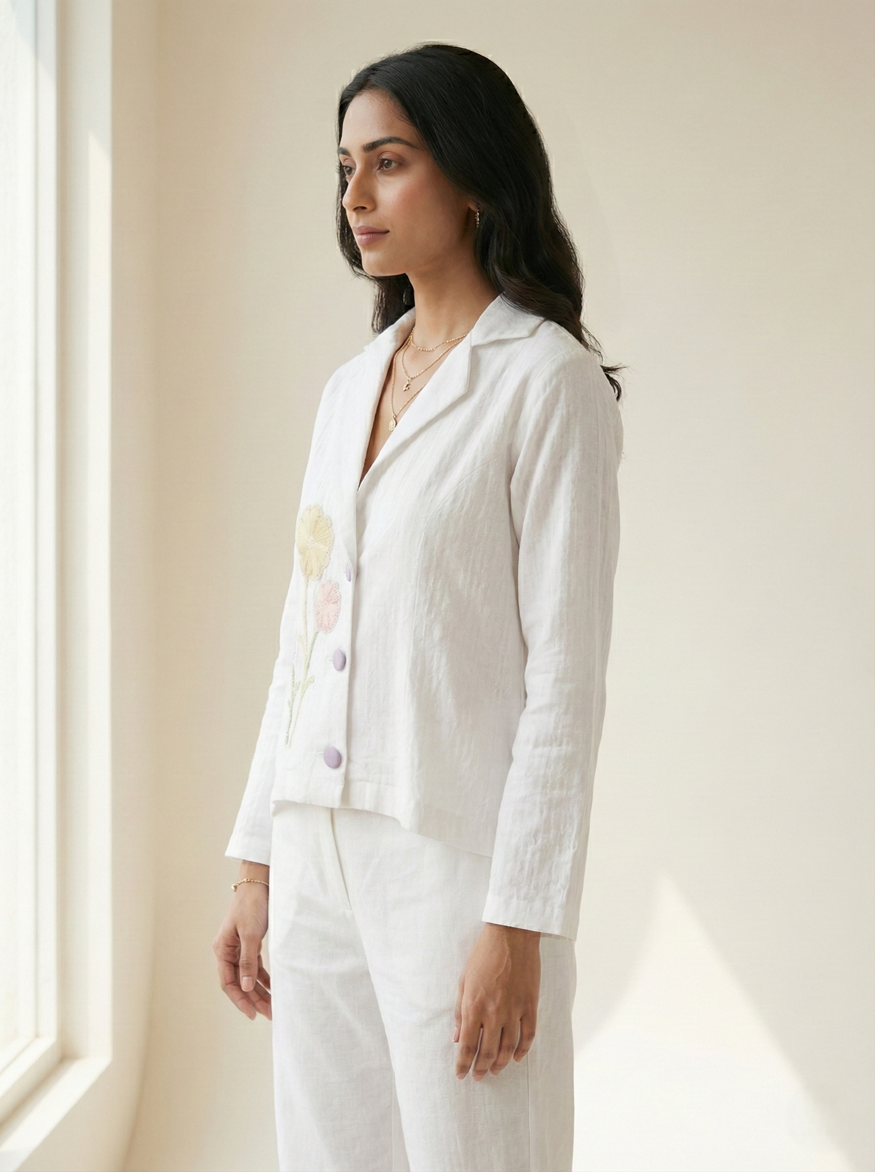 Glittery White Jacket