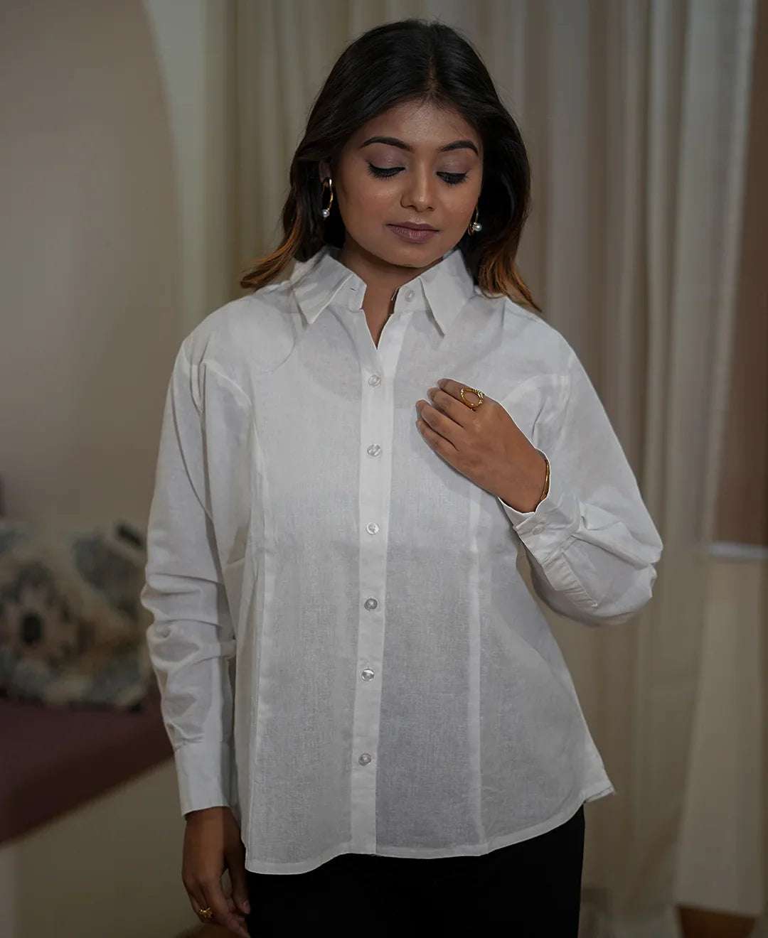 The Princess Cut (Organic Cotton Princess Cut Shirt with Apple Shape)