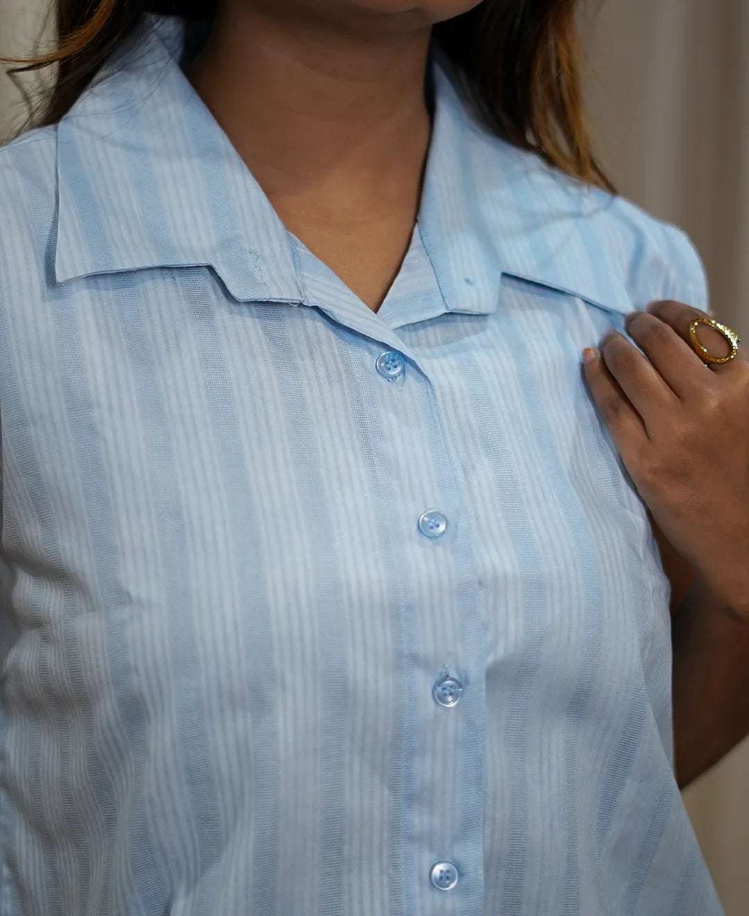 The Bare Basic – Women’s Self-Line Cotton Shirt
