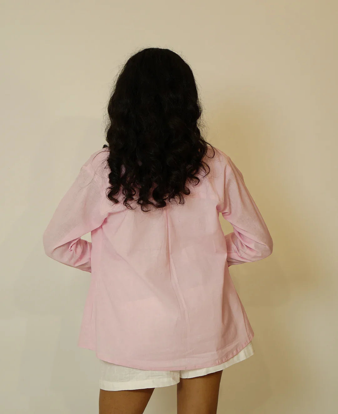 The Pinstripe Pocket – Organic Cotton Shirt with Pintucks & Oversized Pocket