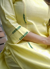 Princess Kantha Stitch Kurta Set