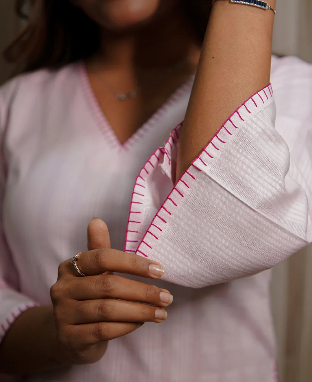 The Blanket Edge High Slit Straight Kurta
