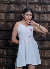 The Birds Heart – Organic Pure Cotton Short Dress