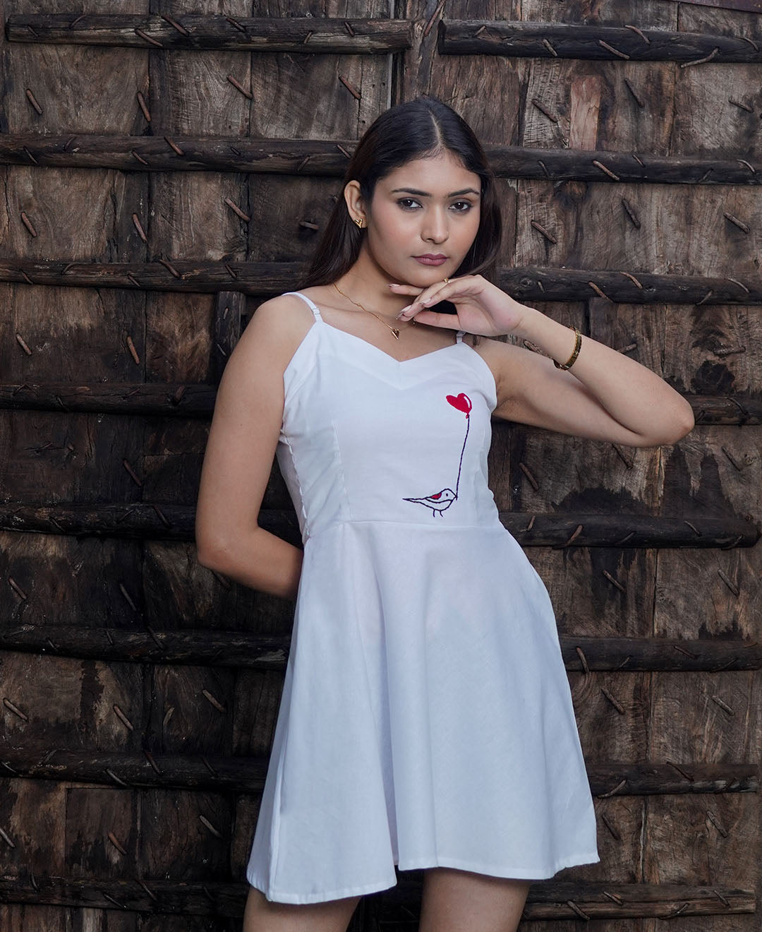 The Birds Heart – Organic Pure Cotton Short Dress