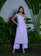 The Blooming Cham Kurta Set – Organic Cotton Kurta for Women