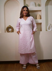 The Blanket Edge High Slit Straight Kurta