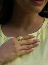 The Kantha stich A-line Dress