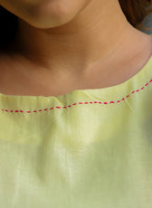 The Kantha stich A-line Dress