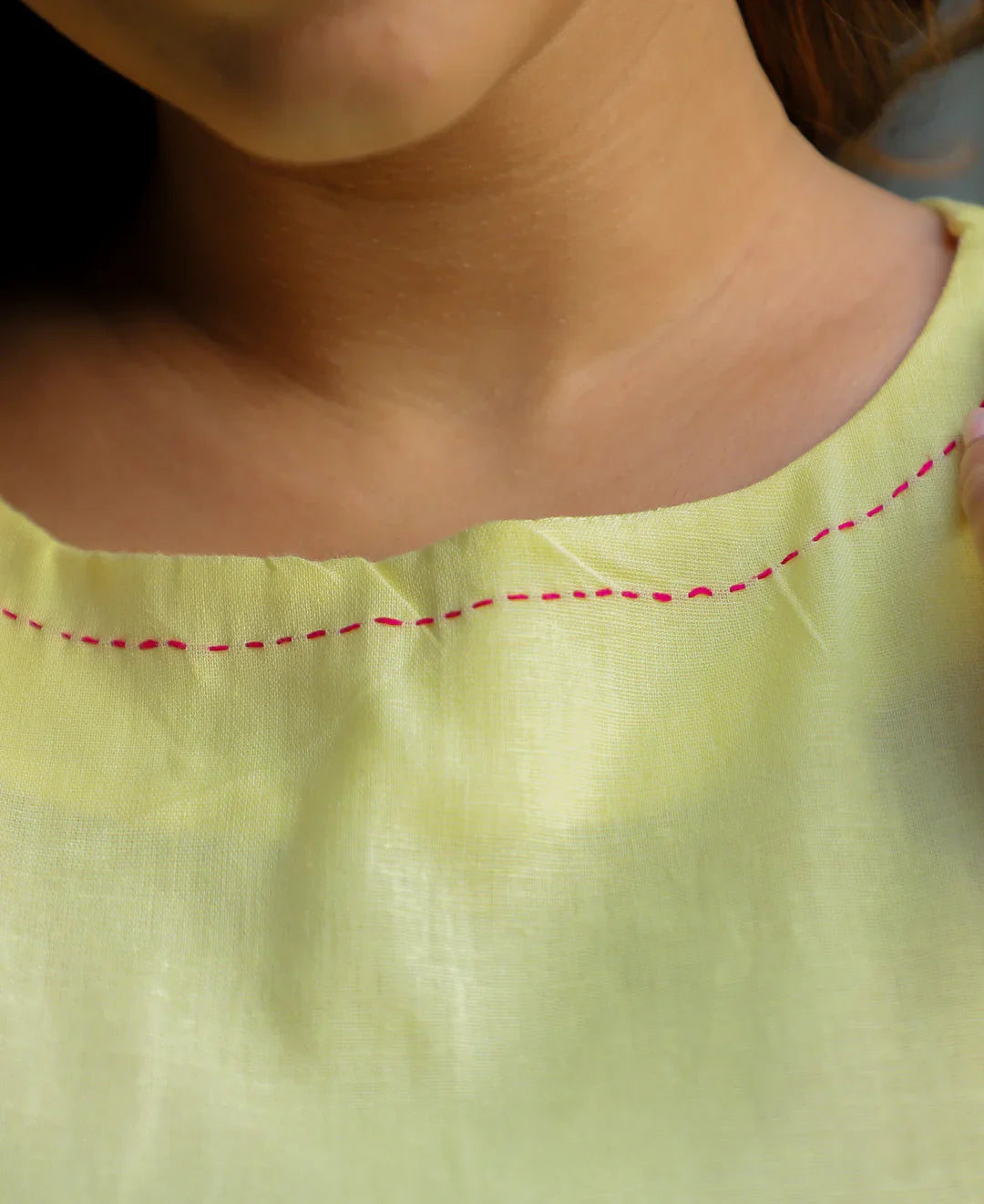 The Kantha stich A-line Dress