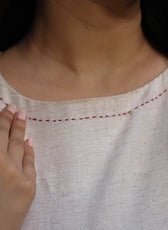 The Kantha stich A-line Dress