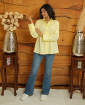 The Ruffle Affair (Cambridge Cotton Ruffled Detailing on Front & Cuff Shirt)