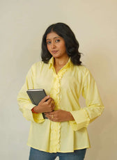 Cambridge Cotton Ruffled Shirt