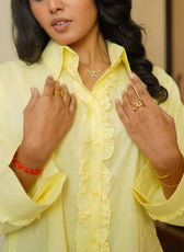 Cambridge Cotton Ruffled Shirt