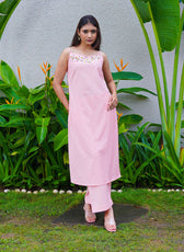 The Blooming Cham Kurta Set – Organic Cotton Kurta for Women