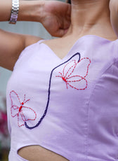 The Butterfly Bridge Organic Cotton Long Dress