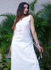 French Criss Cross Kurta Set – Organic Cotton Kurta & Pant