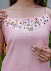 The Blooming Cham Kurta Set – Organic Cotton Kurta for Women