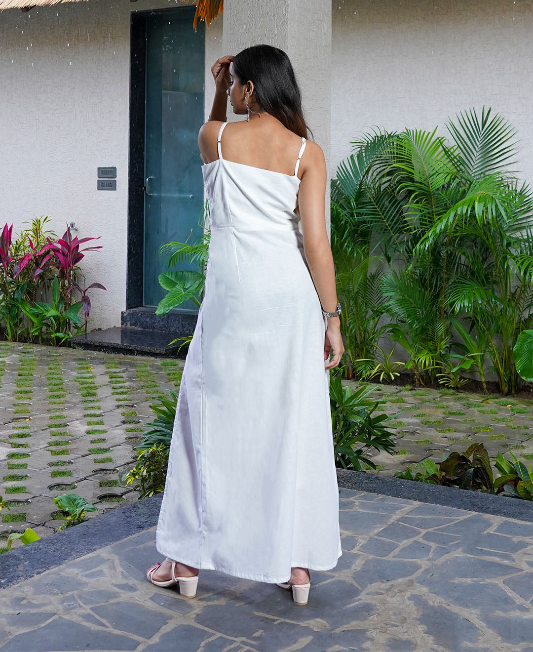 The Butterfly Bridge Organic Cotton Long Dress