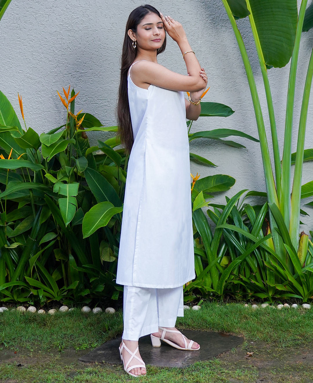 The Blooming Cham Kurta Set – Organic Cotton Kurta for Women