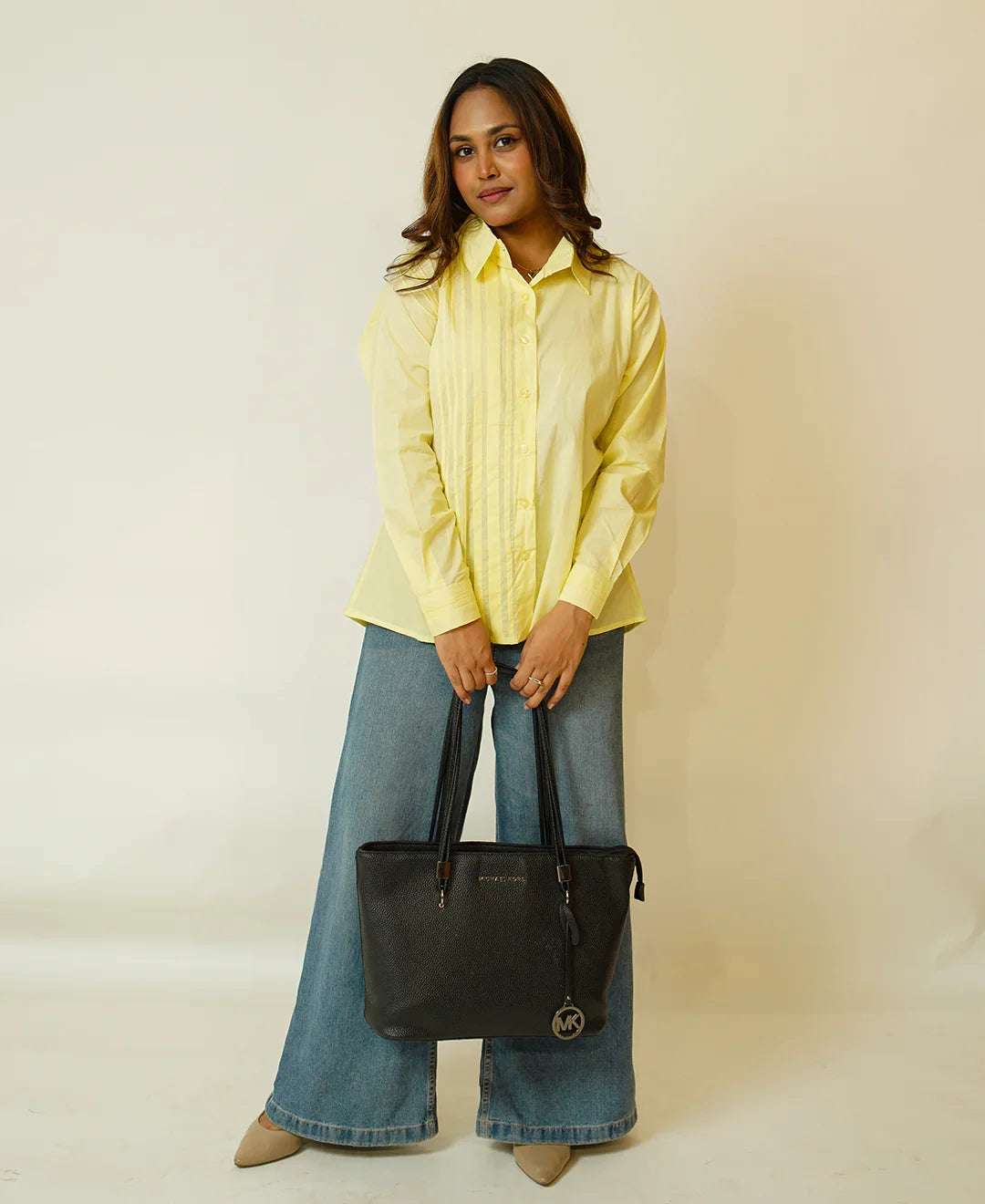 The Pinned Classic (Cambridge Cotton Based Pintucks or Front & Sleeveless Shirt)
