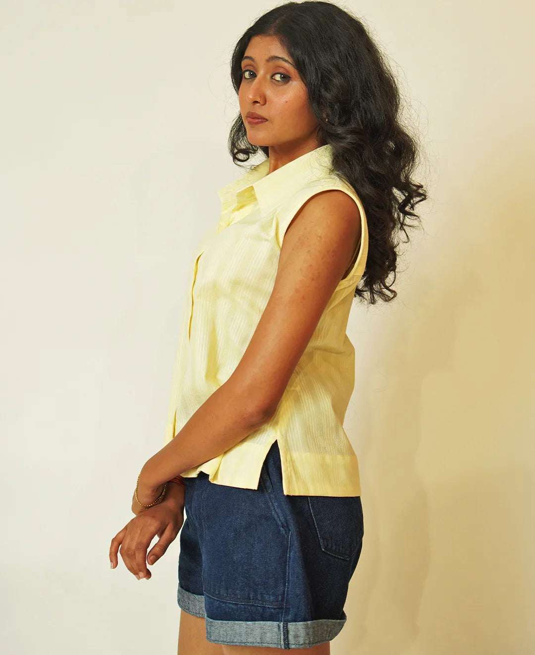 The Bare Basic – Women’s Self-Line Cotton Shirt