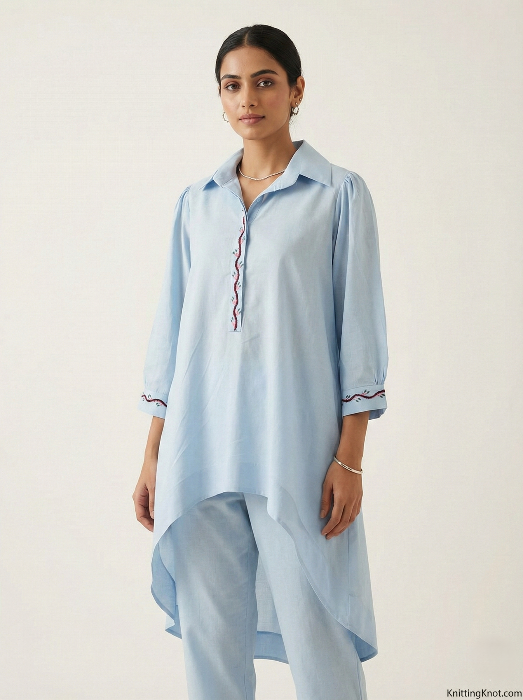 Sea Cut Kurta Set