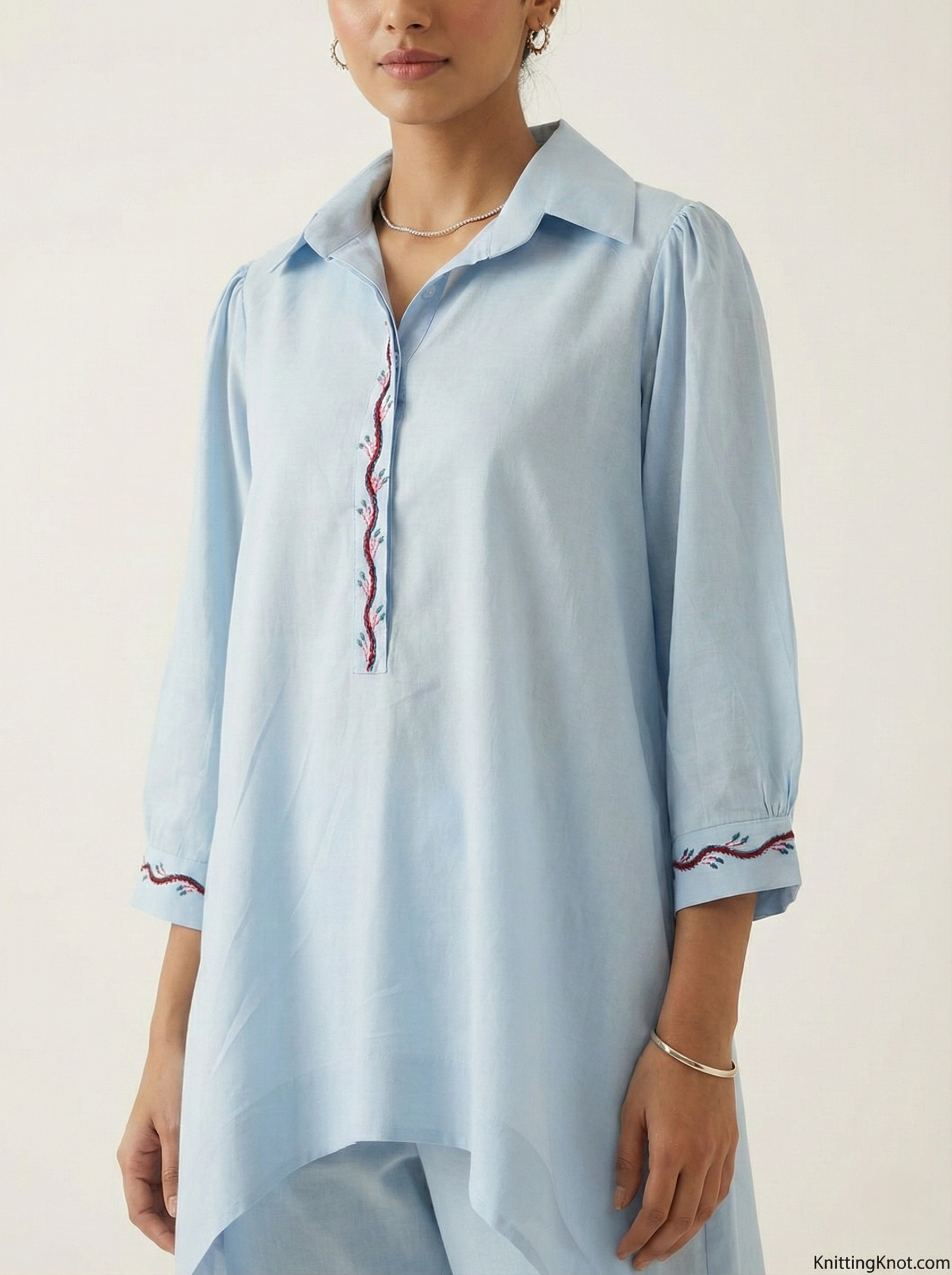 Sea Cut Kurta Set