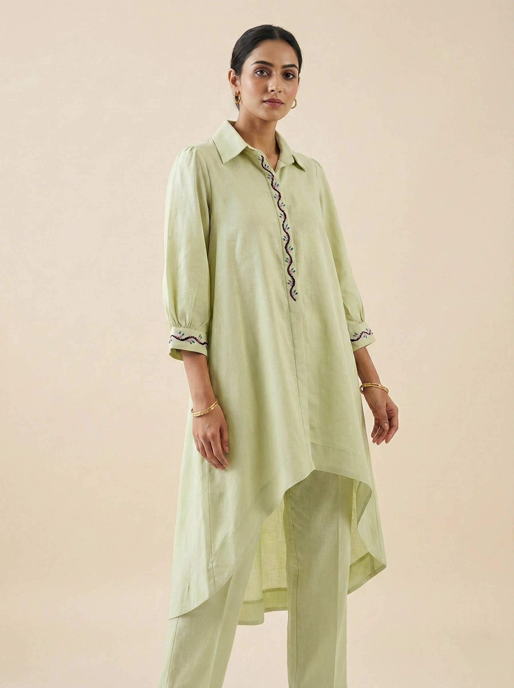 Sea Cut Kurta Set