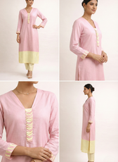 Melon Yellow Kurta