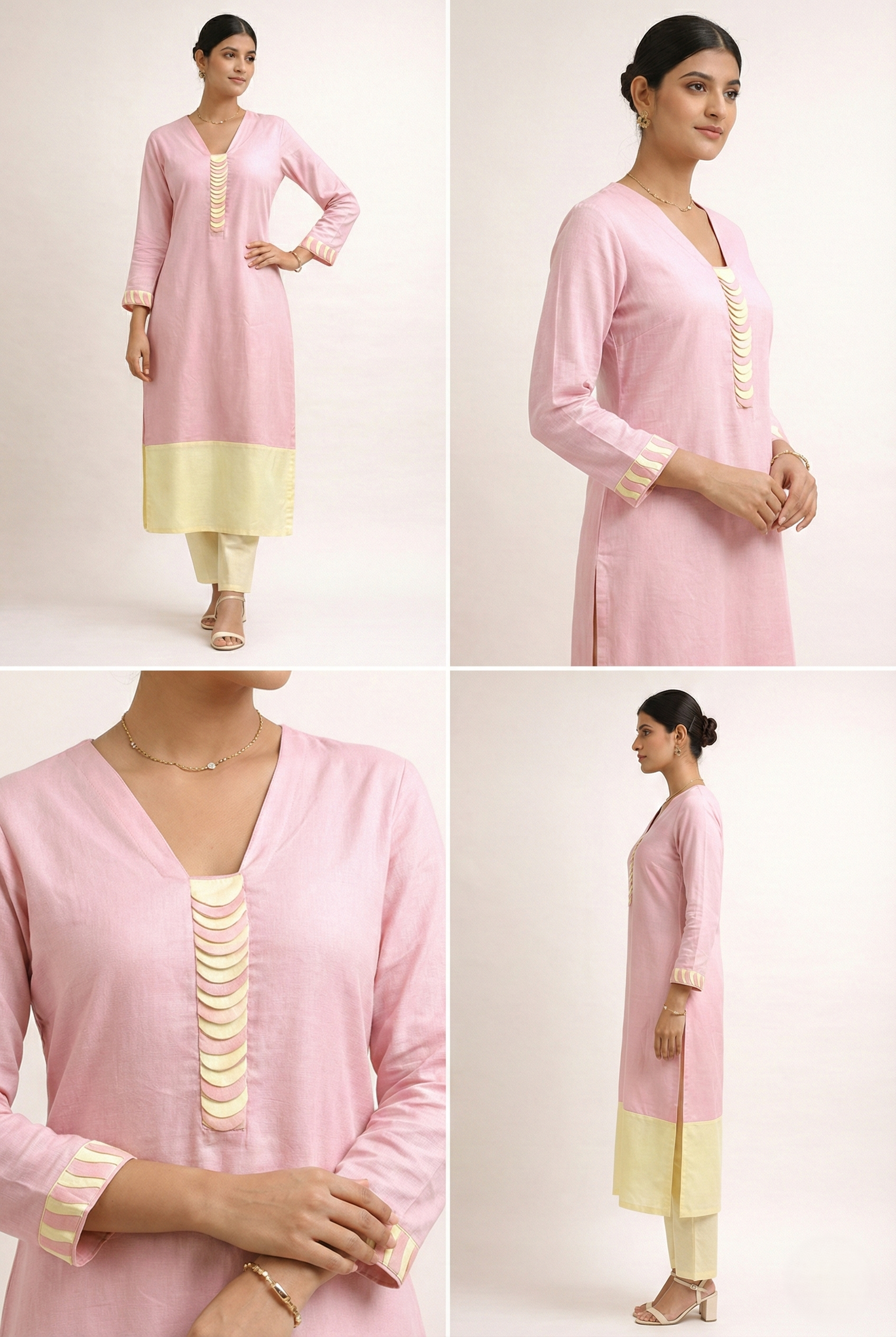 Melon Yellow Kurta