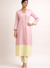 Melon Yellow Kurta