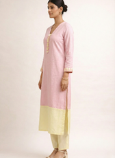 Melon Yellow Kurta