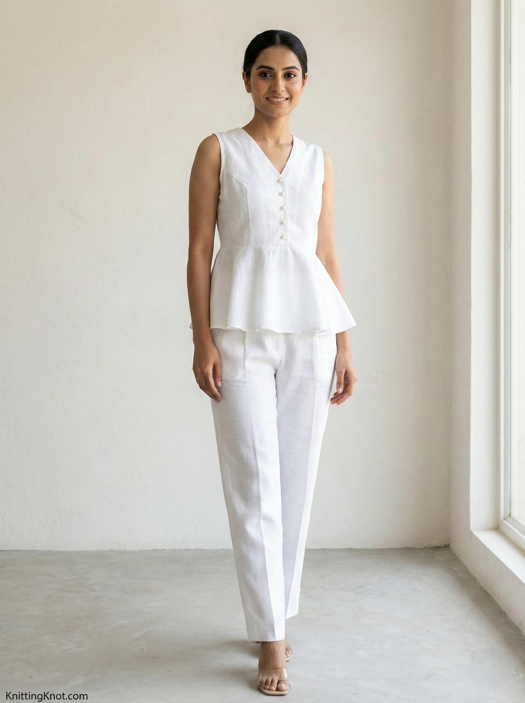 Pearly Flaunce Cord Set