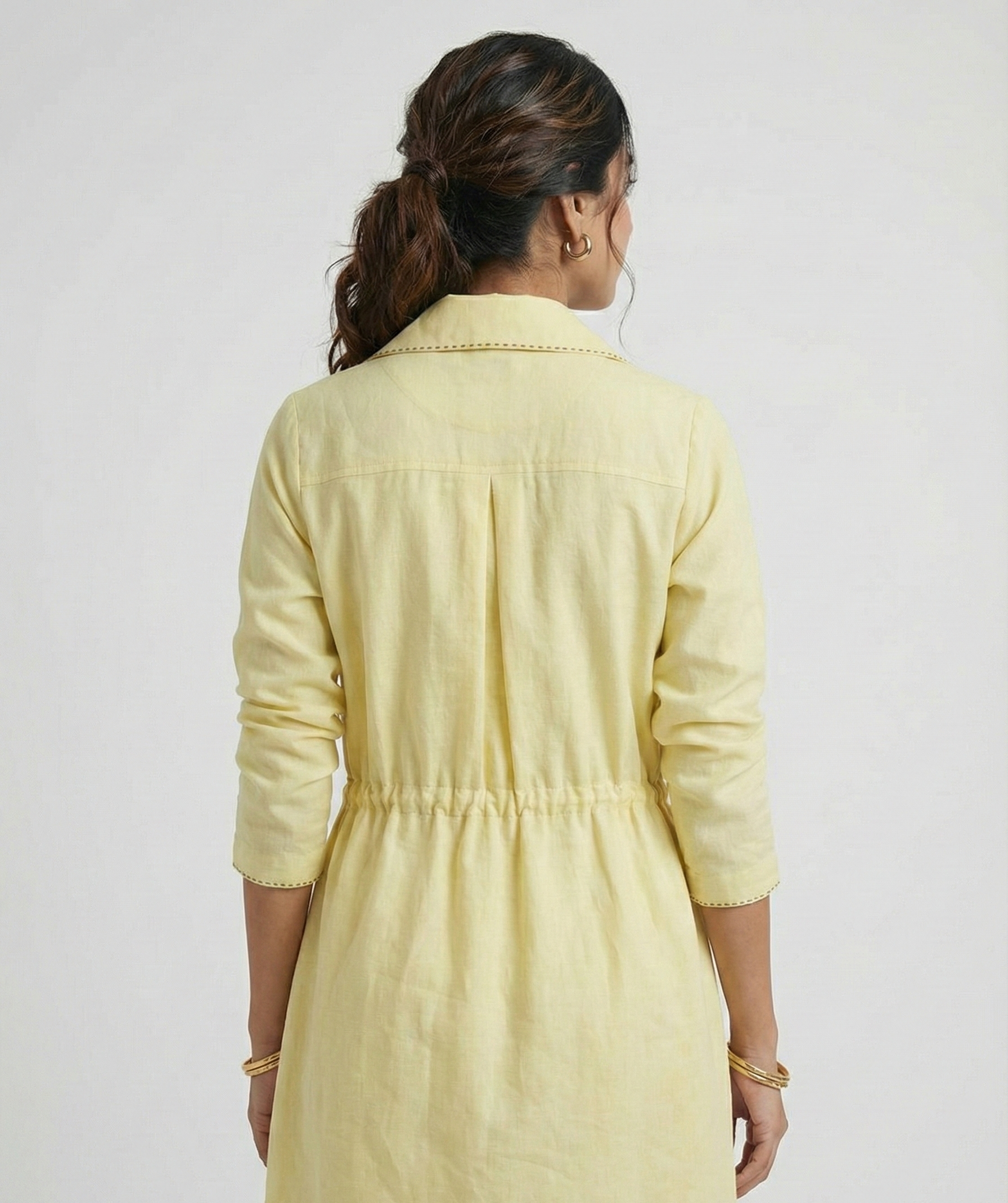 Rose Brooch overcoat