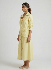 Rose Brooch overcoat