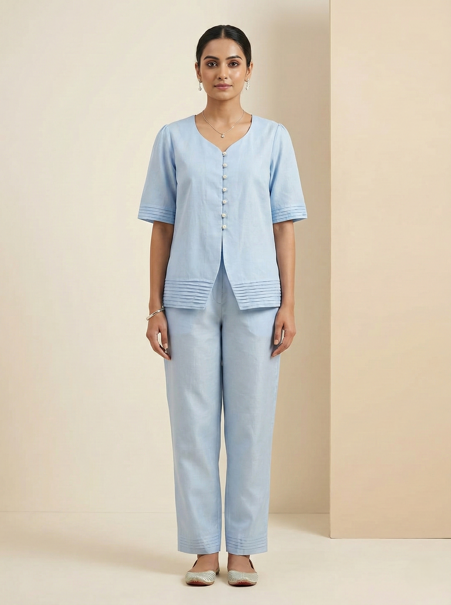 Pleated Cord Set