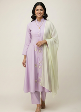 Lilac Bloom Kurta