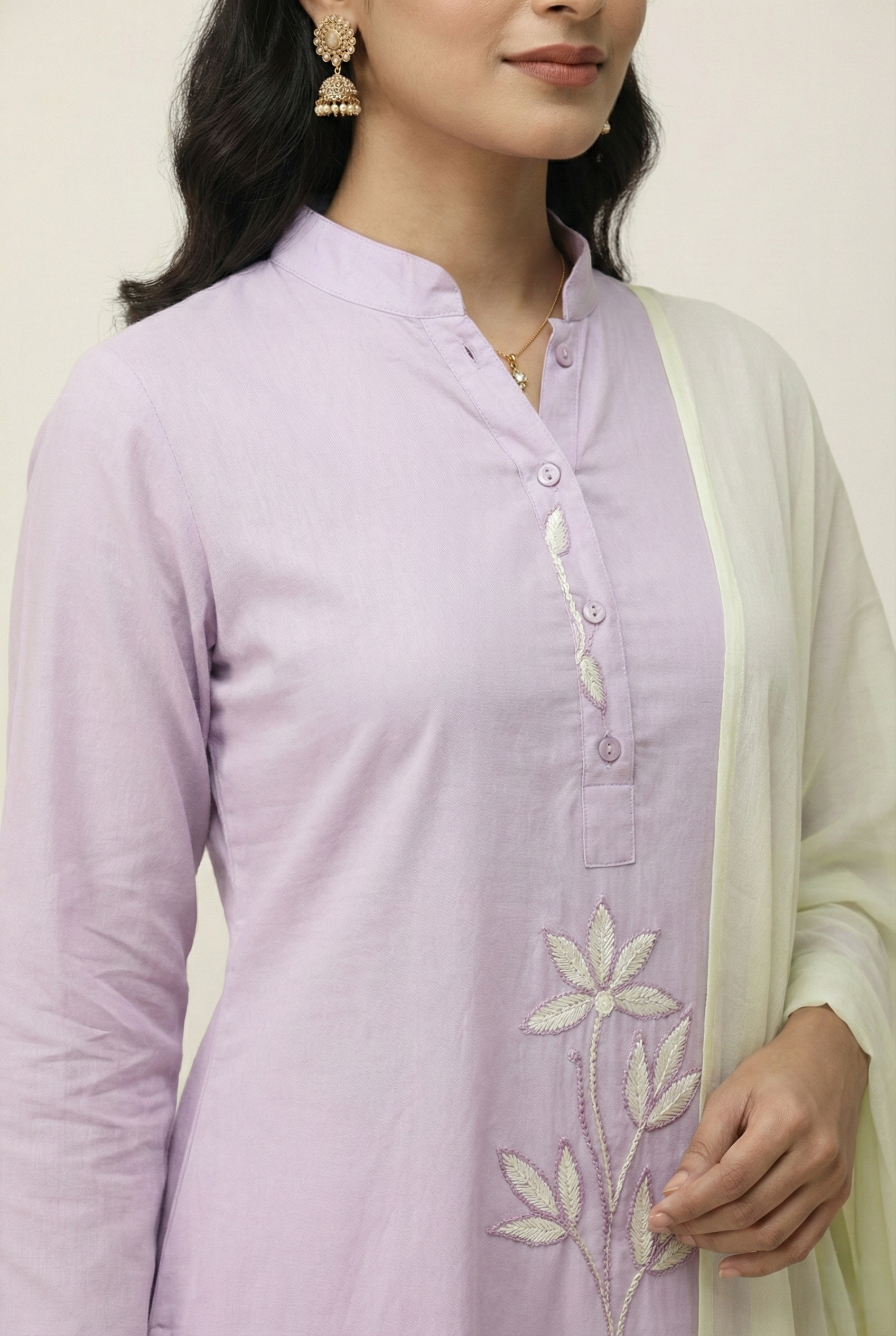 Lilac Bloom Kurta