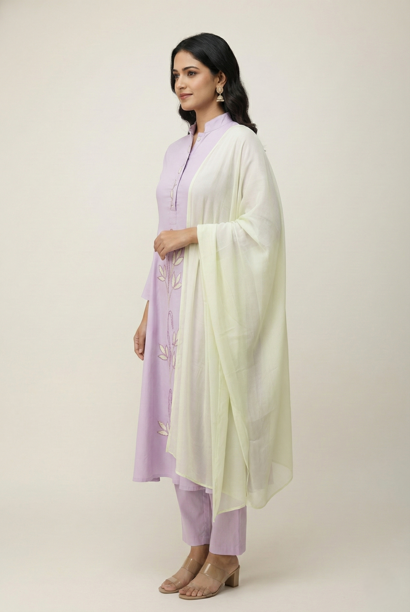 Lilac Bloom Kurta