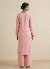 Pleats and Threads Kurta Set