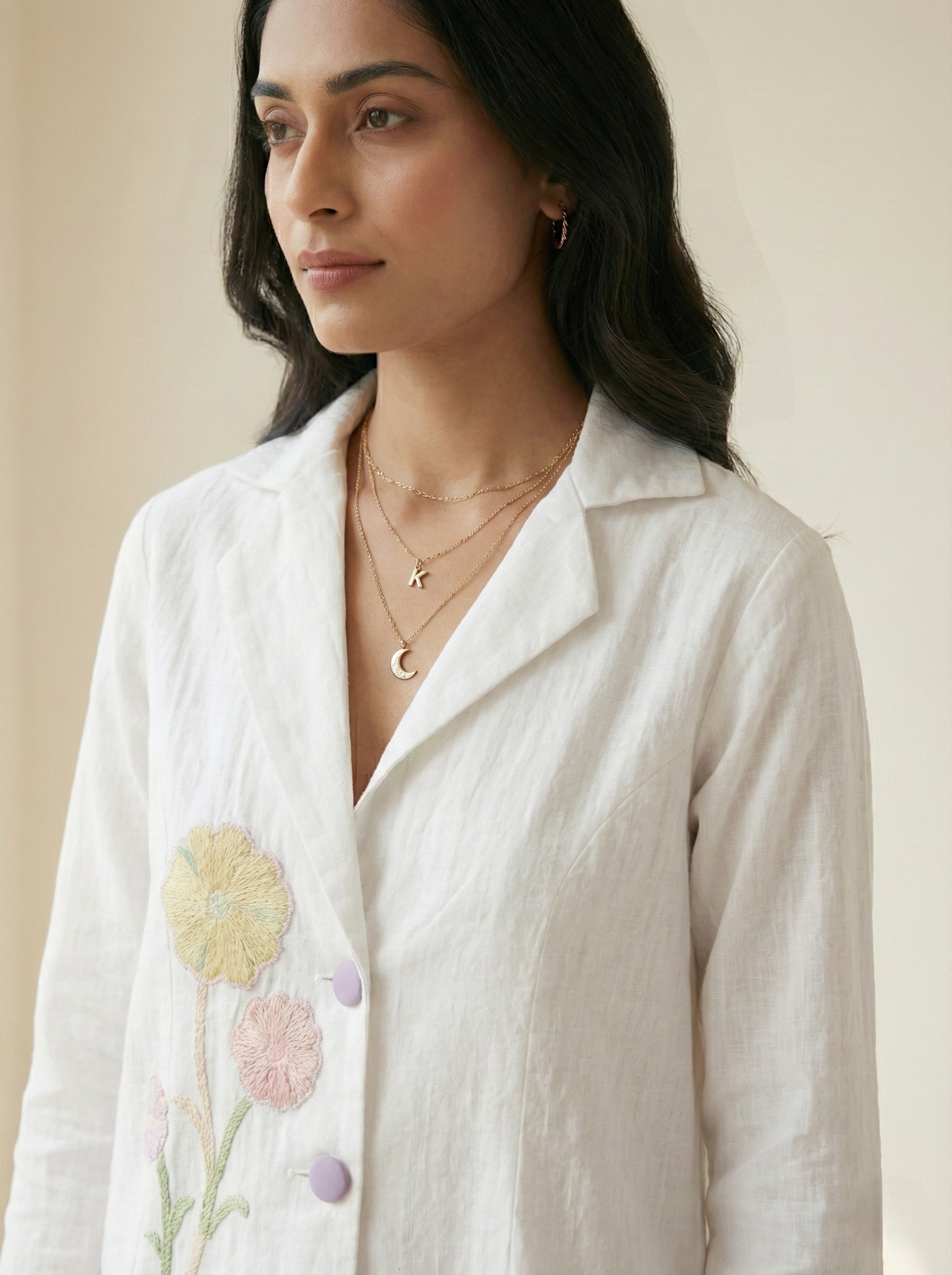 Glittery White Jacket